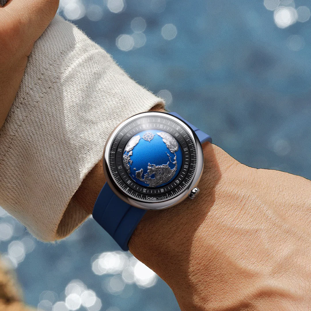 CIGA design BLUE PLANET II · ATLANTIC OCEAN-INSPIRED AUTOMATIC WATCH - Image 8