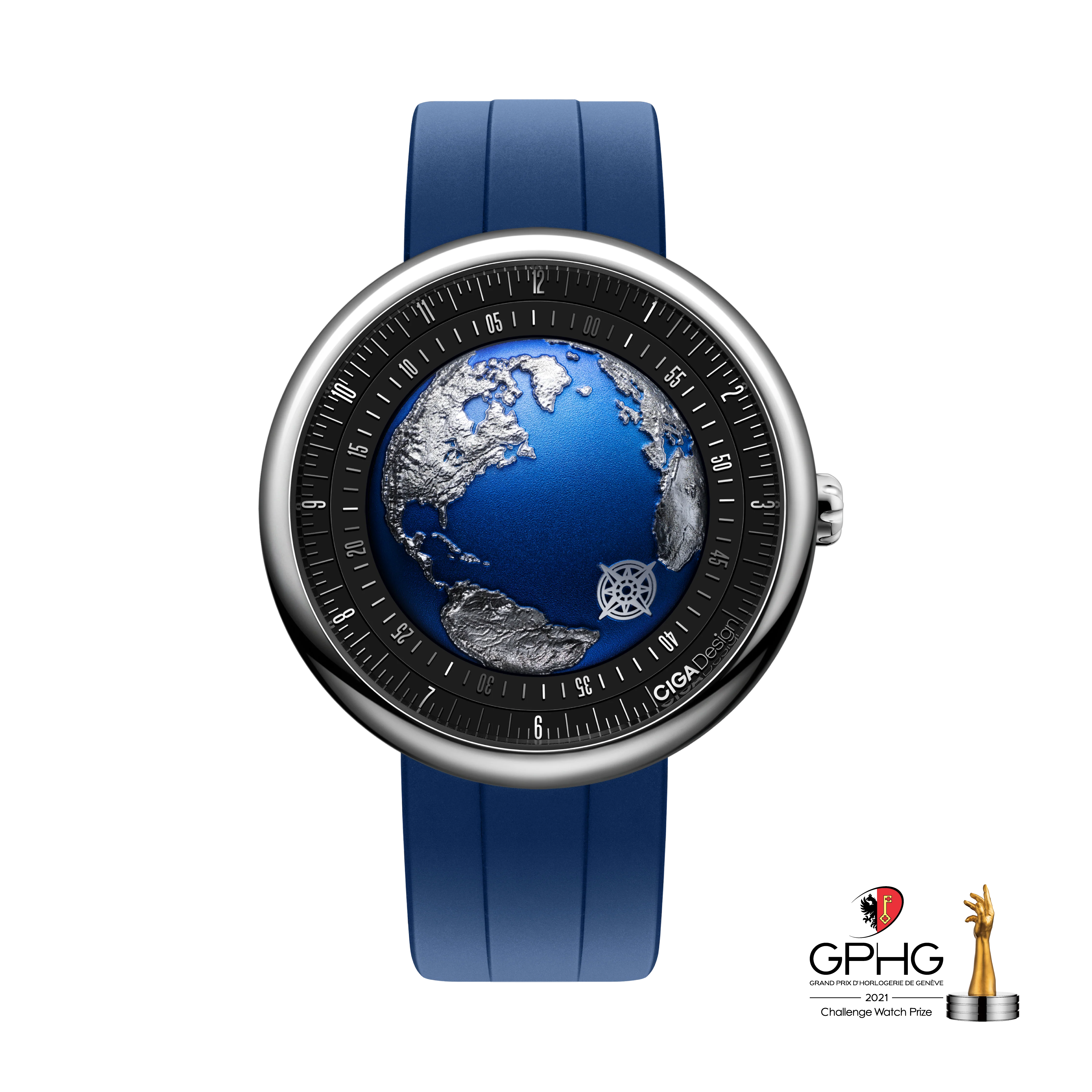 CIGA design BLUE PLANET II · ATLANTIC OCEAN-INSPIRED AUTOMATIC WATCH - Image 9