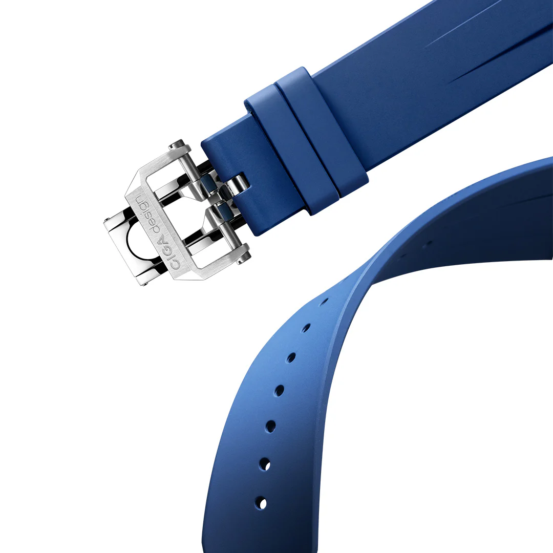 CIGA design Blue Planet exclusive fluororubber strap - Image 4